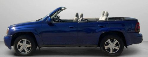 This home-brew Chevy Trailblazer convertible is the mullet of cars