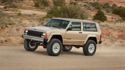 Jeep lightly restomods an XJ Cherokee to be nicer instead of wilder