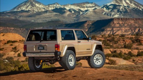 Jeep lightly restomods an XJ Cherokee to be nicer instead of wilder