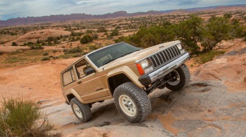 Jeep lightly restomods an XJ Cherokee to be nicer instead of wilder