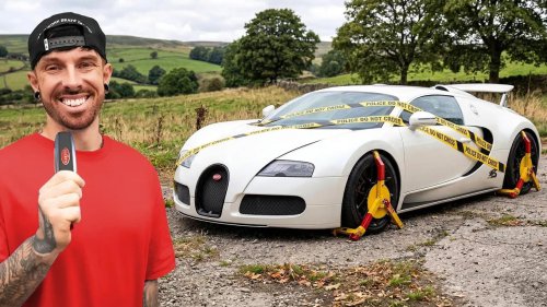El milagro de los 5 €: un famoso YouTuber se ahorra 350.000 € reparando su Bugatti Veyron embargado con un simple cambio