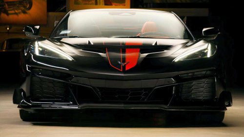 Jay Leno reviews his new Chevrolet Corvette ZR1X