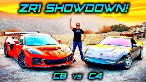 The ZR1 Corvette shootout: C4 vs C8!
