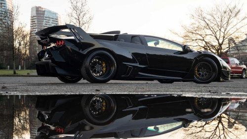 Bruce Wayne would absolutely daily this Liberty Walk-tuned Lambo