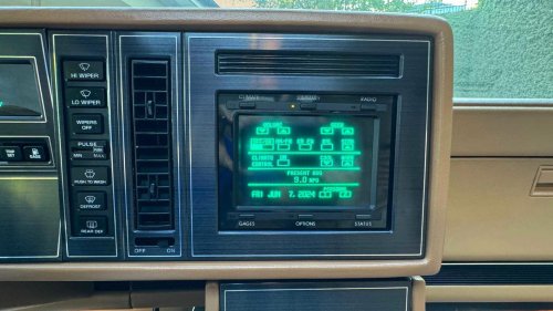Buick, Buick's forgotten Reatta sported touchscreen tech way back in the 1980s