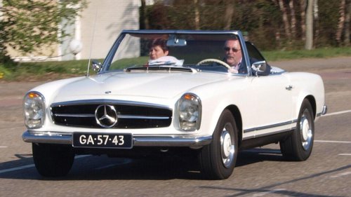 Designed for long drives, the 1965 Mercedes-Benz 230SL balanced comfort and speed