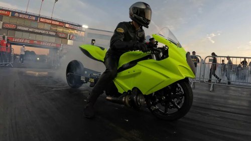 The first production bike to run a 10-second quarter mile