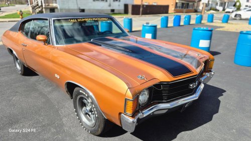 Numbers-matching 1972 Chevelle SS highlights big-block power and original condition