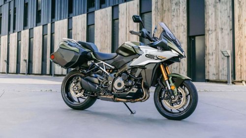 Suzuki, The Suzuki that delivers premium ride quality for thousands less than Ducati