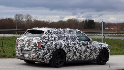 Rolls-Royce, SUV, New Rolls-Royce SUV spied with its center-hinge hood clearly visible