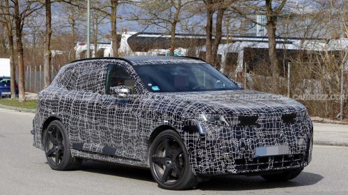 BMW, SUV, Spied: BMW iX5 SUV prototype looks like it's been working out at the gym