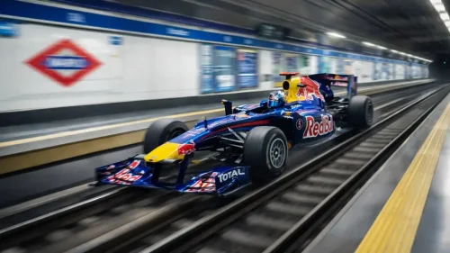 Cazado un Fórmula 1 por las vías del Metro de Madrid