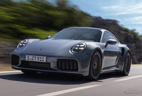 ポルシェ「911ターボS」新型が日本初公開、史上最強の711psツインターボハイブリッド搭載、3635万円から
