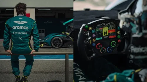 Fernando Alonso no entiende de vacaciones y regresa a un circuito para probar el Aston Martin Valkyrie LM: 