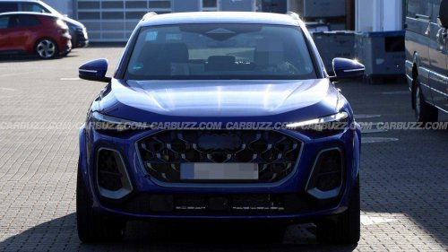 2025 Audi RS Q5 spied with 630 HP hybrid powertrain at Nürburgring