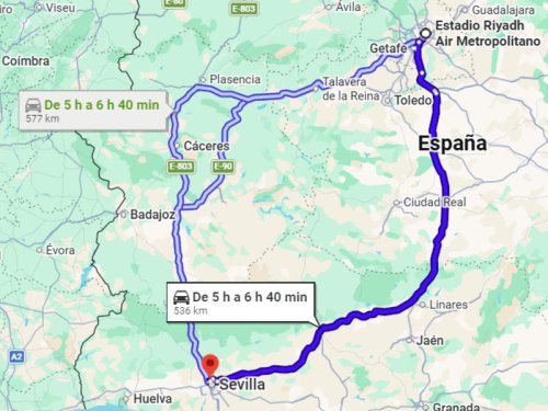 Final de la Copa del Rey: cómo ir en coche a Sevilla y cómo llegar al estadio de La Cartuja