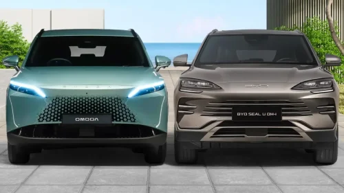 BYD Seal U DM-i contra Omoda 7 SHS: duelo entre híbridos enchufables chinos