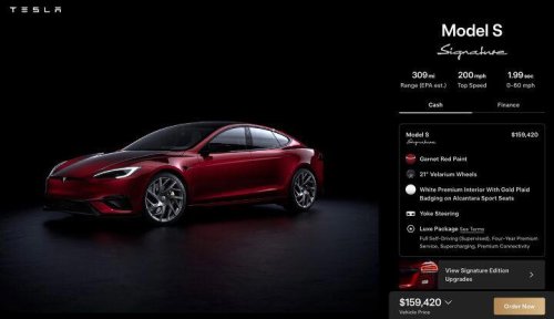 Tesla, Tesla sends Model S and X to the grave with signature edition specials