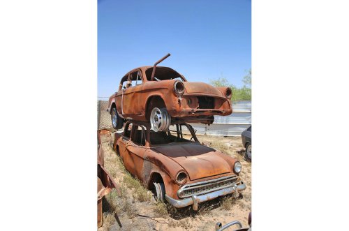 The most interesting European cars we’ve ever spotted in American junkyards