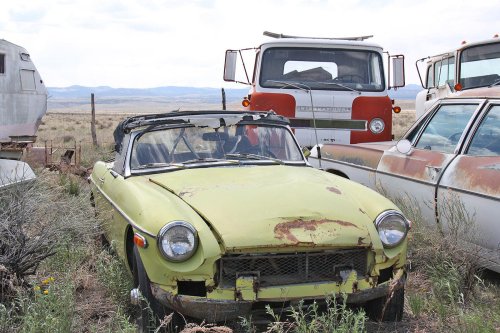 The most interesting European cars we’ve ever spotted in American junkyards
