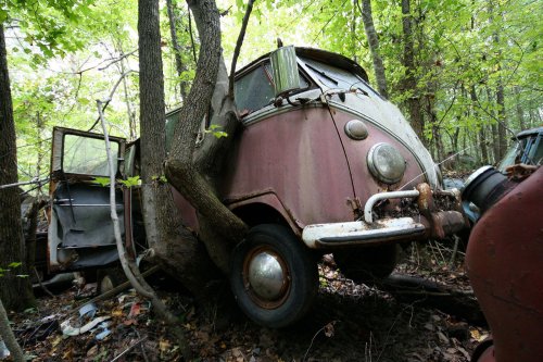 The most interesting European cars we’ve ever spotted in American junkyards