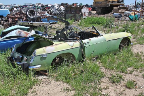 The most interesting European cars we’ve ever spotted in American junkyards