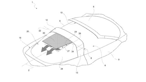 Ferrari patent fixes biggest targa-top issue with moving flap