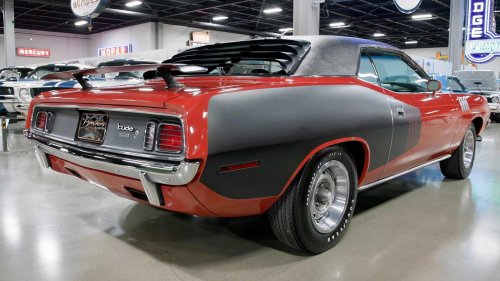 This ultra-rare '71 Hemi Cuda is basically a factory cheat sheet