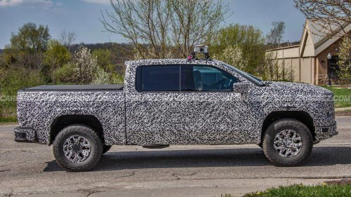 GMC, The next hardcore GMC Sierra AT4X drops camo in new spy shots