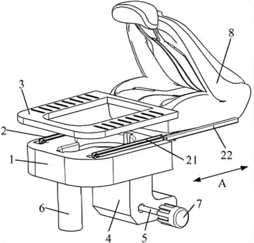 Desde China llega un asiento con una patente tan sorprendente como práctica