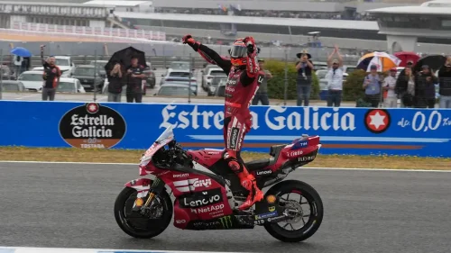 Marc Márquez, tras su victoria al sprint: 