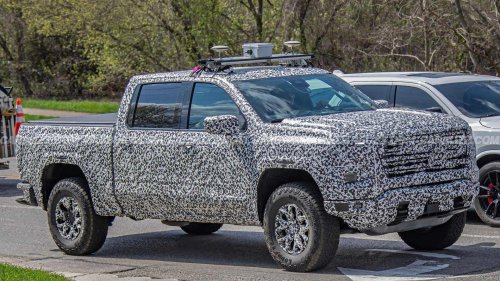 GMC, The next hardcore GMC Sierra AT4X drops camo in new spy shots