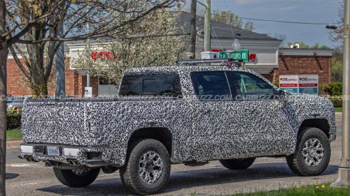 GMC, The next hardcore GMC Sierra AT4X drops camo in new spy shots