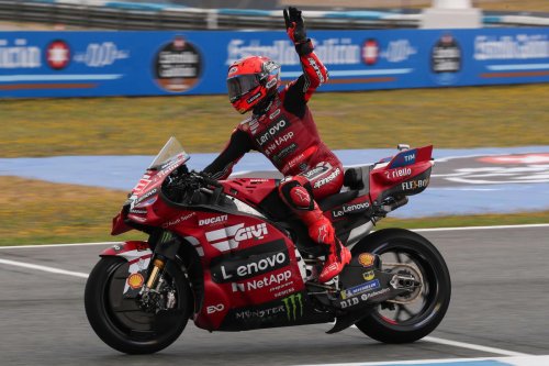 Marc Márquez, eufórico tras su milagro con Ducati frente a Bagnaia en el GP de España: 