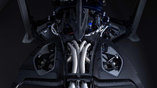 SuperCar, This supercar's exotic V12 engine has snakes for exhaust