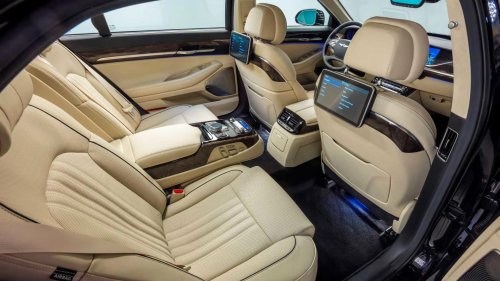 Genesis, The flagship sedan that helped launch Genesis placed the S-Class square in its sights
