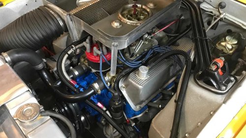 The Boss 302 engine was designed to hunt Camaros