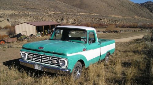 At $12,500, is this 1964 Ford F-100 a patina'd peach?