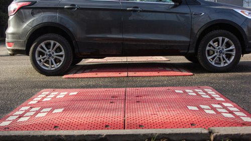 Those gaps in speed bumps actually serve a critical purpose