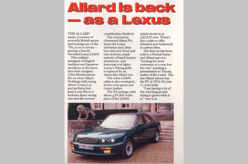 Los altibajos de los coches que vuelven a la vida