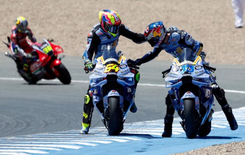 Aldeguer a Álex Márquez: "Venga hermano, que hoy ganas"