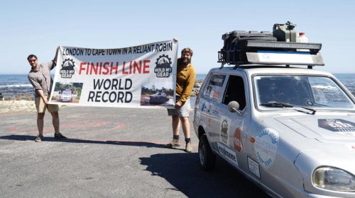 Reliant Robin survives desert, jungle, war in 14,000 mile record-breaking journey through Africa