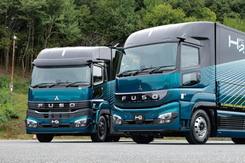 「燃料電池」と「水素エンジン」どっちも重要! 2種類のパワートレーンを使い分ける三菱ふそうの「水素駆動大型トラック」を振り返る!