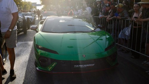 2028 Lamborghini Temerario Spyder spotted testing with possible removable top