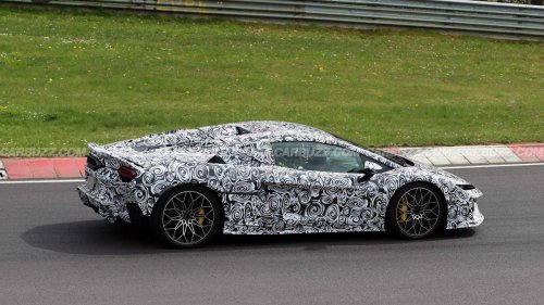 Spied: The latest entry-level Lambo is about to lose its roof