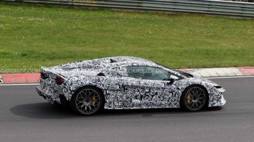 Spied: The latest entry-level Lambo is about to lose its roof