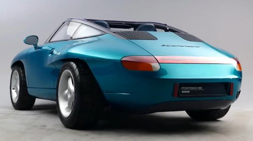 The Porsche Panamericana's wheel arches looked like that for very practical reasons