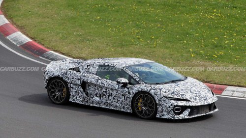 Spied: The latest entry-level Lambo is about to lose its roof