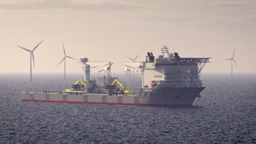 45.500 toneladas: así es el mayor buque del mundo para depositar rocas bajo el mar