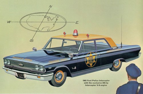 En imágenes: coches de policía estadounidenses del pasado y del presente